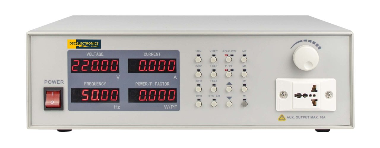 DF-S Series AC laboratory power supply Front