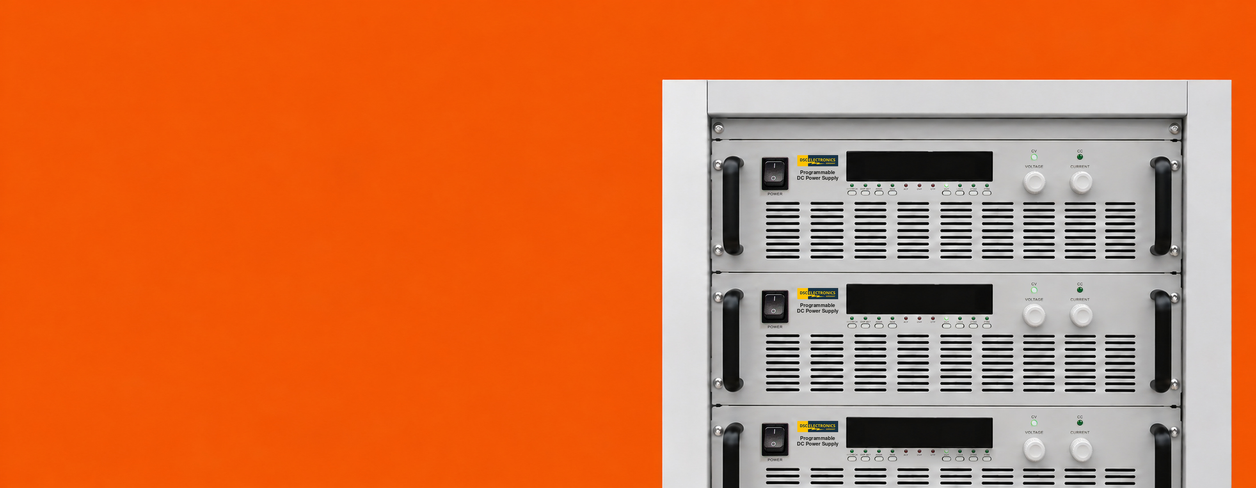 DP-P Netzgeräterack mit modularen 3HE-Stromversorgungen